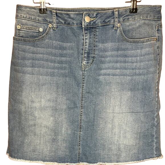 Westport Denim Mini Skirt Size 14 - Picture 2 of 5